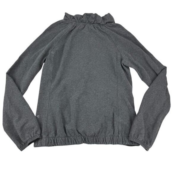 Lululemon After All Pullover In Heathered Black Size 4 - Picture 9 of 11
